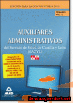Portada de AUXILIARES ADMINISTRATIVOS DEL SERVICIO DE SALUD DE CASTILLA Y LEÓN (SACYL). TEMARIO.VOLUMEN II - EBOOK
