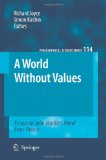 Portada de A WORLD WITHOUT VALUES