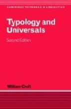 Portada de TYPOLOGY AND UNIVERSALS