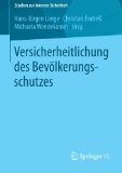 Portada de VERSICHERHEITLICHUNG DES BEVÖLKERUNGSSCHUTZES