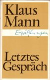 Portada de LETZTES GESPR&Auml;CH. ERZ&Auml;HLUNGEN.