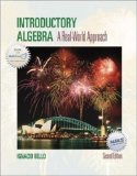 Portada de INTRODUCTORY ALGEBRA: WITH MATHZONE