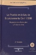 Portada de PRUEBA LEY ENJUICIAMIENTO CIVIL 1/2000