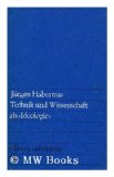 Portada de TECHNIK UND WISSENSCHAFT ALS ""IDEOLOGIE"" / JURGEN HABERMAS