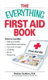 Portada de EVERYTHING FIRST AID BOOK: HOW TO HANDLE FALLS AND BREAKS, CHOKING, CUTS AND SCRAPES, INSECT BITES AND RASHES, BURNS, POISONING, AND WHEN TO CALL 911 (EVERYTHING SERIES) BY NADINE SAUBERS (2008) PAPERBACK