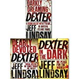 Portada de JEFF LINDSAY DEXTER COLLECTION 3 BOOKS SET, DEXTER IN THE DARK, DEARLY DEVOTED, DARKLY DREAMING