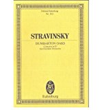 Portada de [(CONCERTO IN E-FLAT MAJOR DUMBARTON OAKS: FOR CHAMBER ORCHESTRA)] [ BY (COMPOSER) IGOR STRAWINSKY, BY (COMPOSER) IGOR STRAVINSKY ] [OCTOBER, 1983]