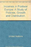 Portada de INCOMES IN POSTWAR EUROPE: A STUDY OF POLICIES, GROWTH AND DISTRIBUTION. ECONOMIC SURVEY OF EUROPE IN 1965: PART 2