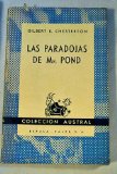 Portada de LAS PARADOJAS DE MR. POND.