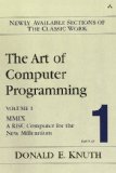 Portada de THE ART OF COMPUTER PROGRAMMING VOLUME 1 FASCICLE 1 MMIX A RISC COMPUTER FOR THE NEW MILLENNIUM BY KNUTH, DONALD E. (2005) PAPERBACK
