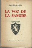 Portada de LA VOZ DE LA SANGRE