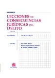 Portada de LECCIONES DE CONSECUENCIAS JUR&Iacute;DICAS DEL DELITO