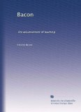 Portada de BACON: THE ADVANCEMENT OF LEARNING