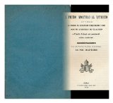 Portada de S. PIETRO APOSTOLO AL VATICANO OVVERO LA CONDIZIONE DEL CHRISTIANESIMO E DELL' EBRAISMO IN ROMA SOTTO L'IMPERO DI CLAUDIO / DISSERTAZIONE LETTA NELLA PONTIFICIA ACADEMIA DI ARCHAEOLOGIA DAL PROF. LUIGO VINCENZI