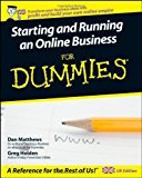 Portada de STARTING AND RUNNING AN ONLINE BUSINESS FOR DUMMIES (FOR DUMMIES) BY DAN MATTHEWS (2007-08-01)