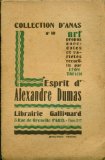 Portada de L'ESPRIT D'ALEXANDRE DUMAS