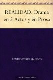 Portada de REALIDAD  : DRAMA EN CINCO ACTOS Y EN PROSA