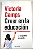 Portada de CREER EN LA EDUCACI&Oacute;N: LA ASIGNATURA PENDIENTE