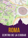 Portada de ROMA, ITALIA: MAPA DEL CENTRO DE LA CIUDAD