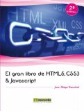 Portada de EL GRAN LIBRO DE HTML5, CSS3 Y JAVASCRIPT