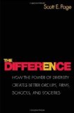 Portada de THE DIFFERENCE: HOW THE POWER OF DIVERSITY CREATES BETTER GROUPS, FIRMS, SCHOOLS, AND SOCIETIES (NEW EDITION) 1ST (FIRST) EDITION BY PAGE, SCOTT E. PUBLISHED BY PRINCETON UNIVERSITY PRESS (2008)