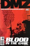 Portada de DMZ ISSUE 32 AUGUST 2008 BLOOD IN THE GAME PART 4 (DMZ) BY BRIAND WOOD