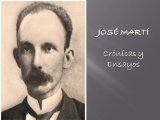 Portada de CRÓNICAS Y ENSAYOS (JOSÉ MARTÍ)