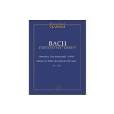 Portada de BACH, SUITE OVERTURE NUM 2 FLUTE + CD B-MINOR BWV 1067