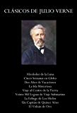 Portada de CLÁSICOS DE JULIO VERNE ALREDEDOR DE LA LUNA, CINCO SEMANAS EN GLOBO, DOS AÑOS DE VACACIONES, ISLA MISTERIOSA, VIAJE AL CENTRO DE LA TIERRA, VEINTE MIL LEGUAS DE VIAJE SUBMARINO, ESFINGE DE LOS HIELOS