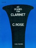 Portada de 40 STUDIES FOR CLARINET, BOOK 1 BY ROSE, C. (1964) PAPERBACK