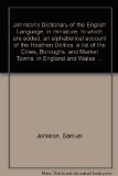 Portada de JOHNSON'S DICTIONARY OF THE ENGLISH LANGUAGE, IN MINIATURE, TO WHICH ARE ADDED, AN ALPHABETICAL ACCOUNT OF THE HEATHEN DEITIES, A LIST OF THE CITIES BOROUGHS, AND MARKET TOWNS IN ENGLAND AND WALES AND A COPIOUS CHRONOLOGY