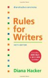 Portada de RULES FOR WRITERS WITH 2009 MLA AND 2010 APA UPDATES BY HACKER, DIANA 6TH (SIXTH) EDITION [SPIRALBOUND(2010)]