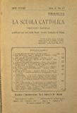 Portada de LA SCUOLA CATTOLICA