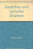 Portada de GEDICHTE UND LYRISCHE DRAMEN