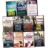 Portada de HARLAN COBEN MYRON BOLITAR 11 BOOKS COLLECTION PACK SET (PROMISE ME, HOLD TIGHT, LONG LOST, CAUGHT, STAY CLOSE, LIVE WIRE, PLAY DEAD, THE INNOCENT, ONE FALSE MOVE, GONE FOR GOOD, JUST ONE LOOK)