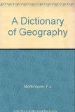 Portada de A DICTIONARY OF GEOGRAPHY