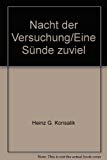 Portada de NACHT DER VERSUCHUNG/EINE S&Uuml;NDE ZUVIEL