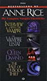 Portada de COMPLETE VAMPIRE CHRONICLES (INTERVIEW WITH THE VAMPIRE, THE VAMPIRE LESTAT, THE QUEEN OF THE DAMNED, THE TALE OF THE BODY THIEF) BY RICE, ANNE (1993) MASS MARKET PAPERBACK