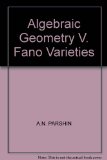 Portada de ALGEBRAIC GEOMETRY V. FANO VARIETIES