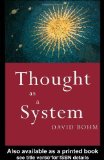 Portada de THOUGHT AS A SYSTEM REPRINT EDITION BY DAVID BOHM (1994)