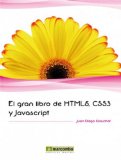 Portada de EL GRAN LIBRO DE HTML5, CSS3 Y JAVASCRIPT