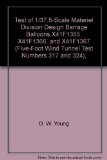 Portada de TEST OF 1/37.5-SCALE MATERIEL DIVISION DESIGN BARRAGE BALLOONS X41F1365, X41F1366, AND X41F1367 (FIVE-FOOT WIND TUNNEL TEST NUMBERS 317 AND 324),