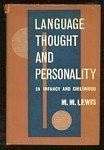 Portada de LANGUAGE, THOUGHT AND PERSONALITY IN INFANCY AND CHILDHOOD