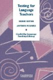 Portada de TESTING FOR LANGUAGE TEACHERS (CAMBRIDGE LANGUAGE TEACHING LIBRARY) BY HUGHES, ARTHUR (2002) PAPERBACK