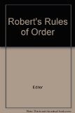 Portada de ROBERT'S RULES OF ORDER