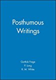 Portada de POSTHUMOUS WRITINGS BY GOTTLOB FREGE (1991-01-08)