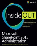 Portada de MICROSOFT SHAREPOINT 2013 ADMINISTRATION INSIDE OUT BY WILLIAMS, RANDY, CALLAHAN, CA, GIVENS, CHRIS, GROSS, JOHN MI (2014) PAPERBACK