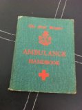 Portada de AMBULANCE HANDBOOK AND MANUAL OF FIRST AID