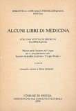 Portada de ALCUNI LIBRI DI MEDICINA CON UNA SCELTA DELLE OPERE DI FILIPPO PACINI.