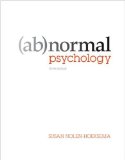 Portada de ABNORMAL PSYCHOLOGY BY NOLEN-HOEKSEMA, SUSAN PUBLISHED BY MCGRAW-HILL HUMANITIES/SOCIAL SCIENCES/LANGUAGES 5TH (FIFTH) EDITION (2010) HARDCOVER